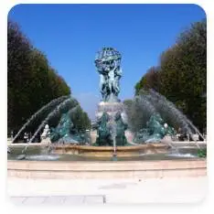 fontaine de l'observatoire cartouche