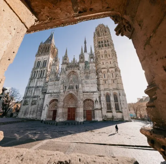 cathedrale rouen image de fond